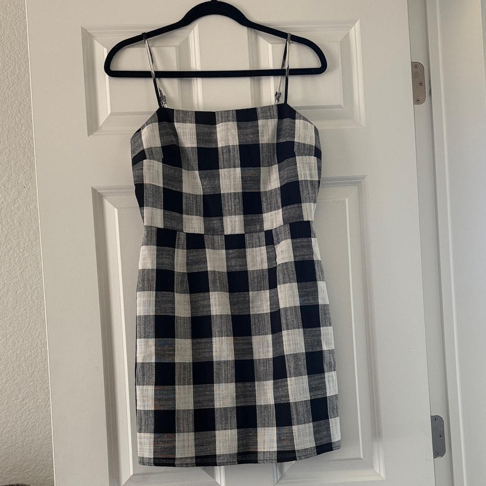 BNWT Black and White Checkered Dress